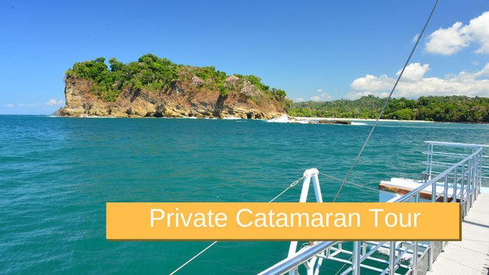 private catamaran tour in Manuel Antonio